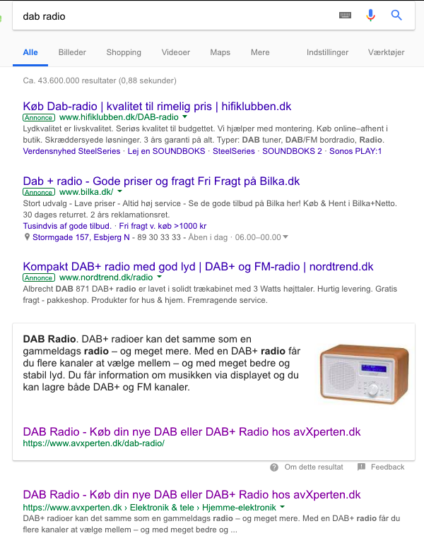 Nr 1 på Dab Radio